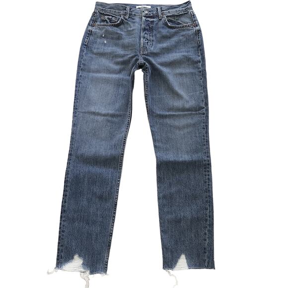 GRLFRND Karolina high rise skinny cropped jeans in Forget Me Never Size 28 NEW
